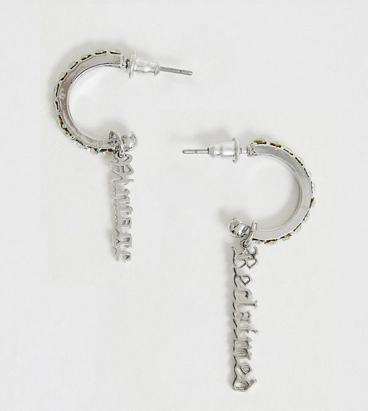 

Серьги Asos серебряный 3326780001313