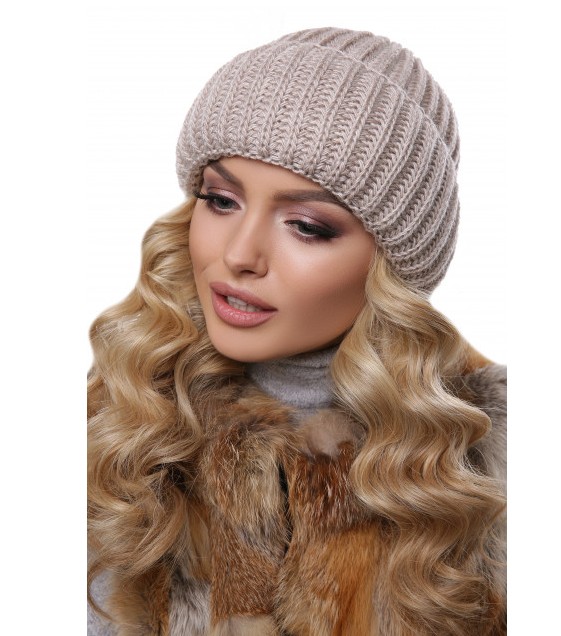 

Шапка Sofi Tifani One size Бежевая