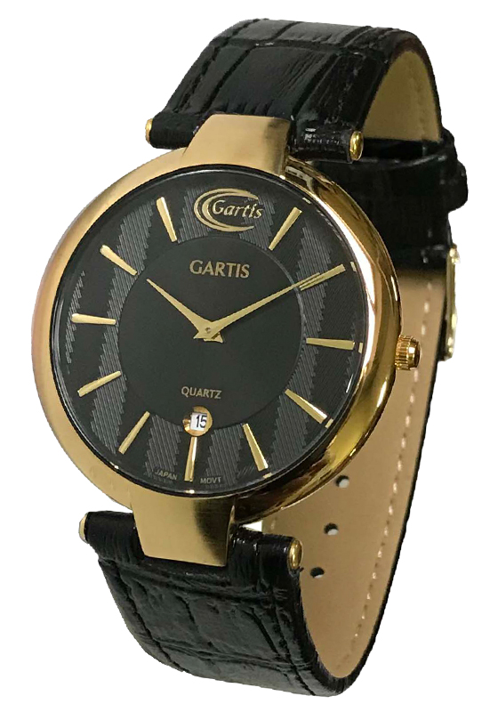 

Мужские часы Superior Gartis классика (5487 gold black)