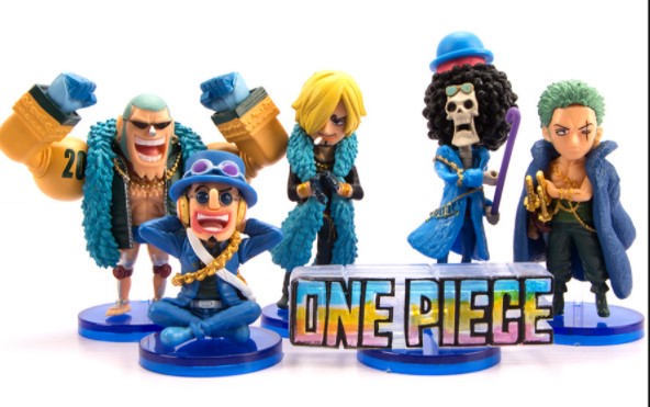 

Коллекционная фигурка One Piece World 6 синих фигурок пиратов 2,5-9,5 см ПВХ