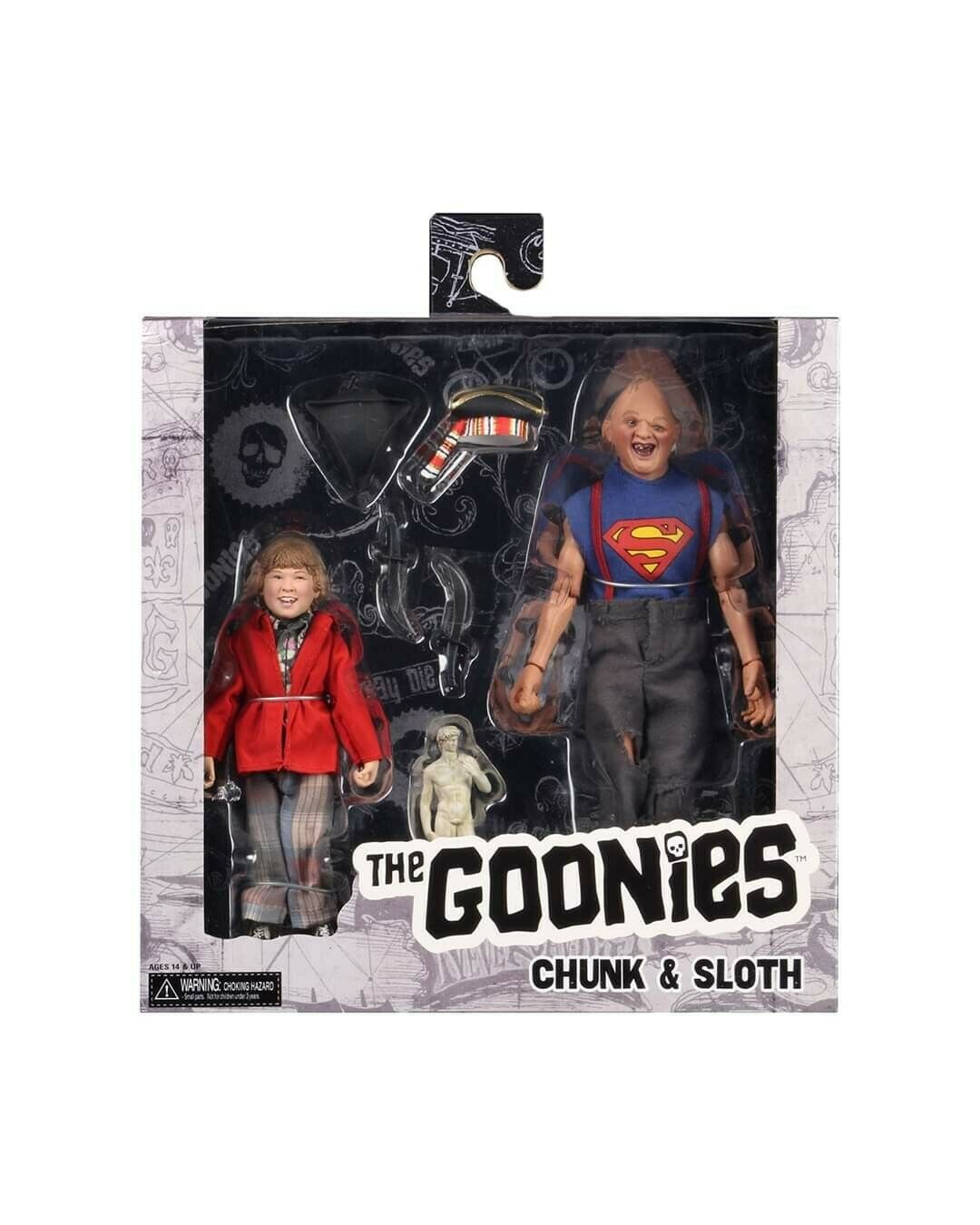 

Goonies Sloth and Chunk Ленивец и Чанк 20 см фигурка в ретро-одежде