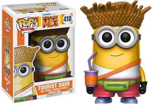 

Funko Pop Фильмы Гадкий Я 3 Турист Дэйв Tourist Dave Фигурка 10 см