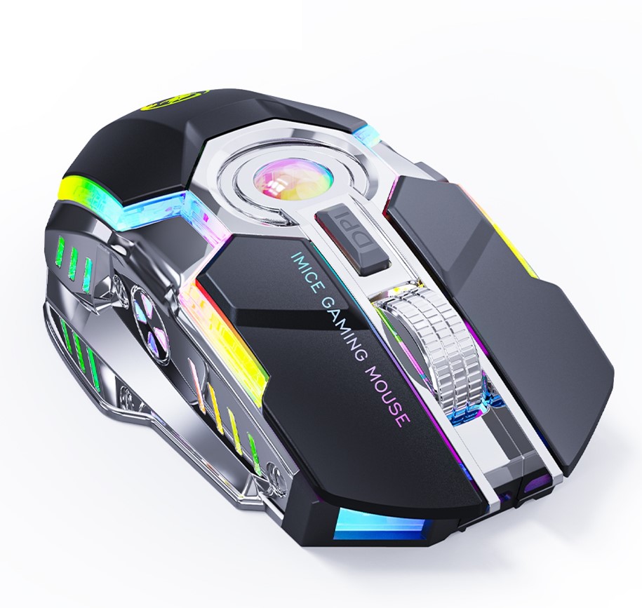 

Игровая мышь беспроводная iMICE G7, 7 кнопок, 800/1200/1600 DPI, 2.4Ghz 10м
