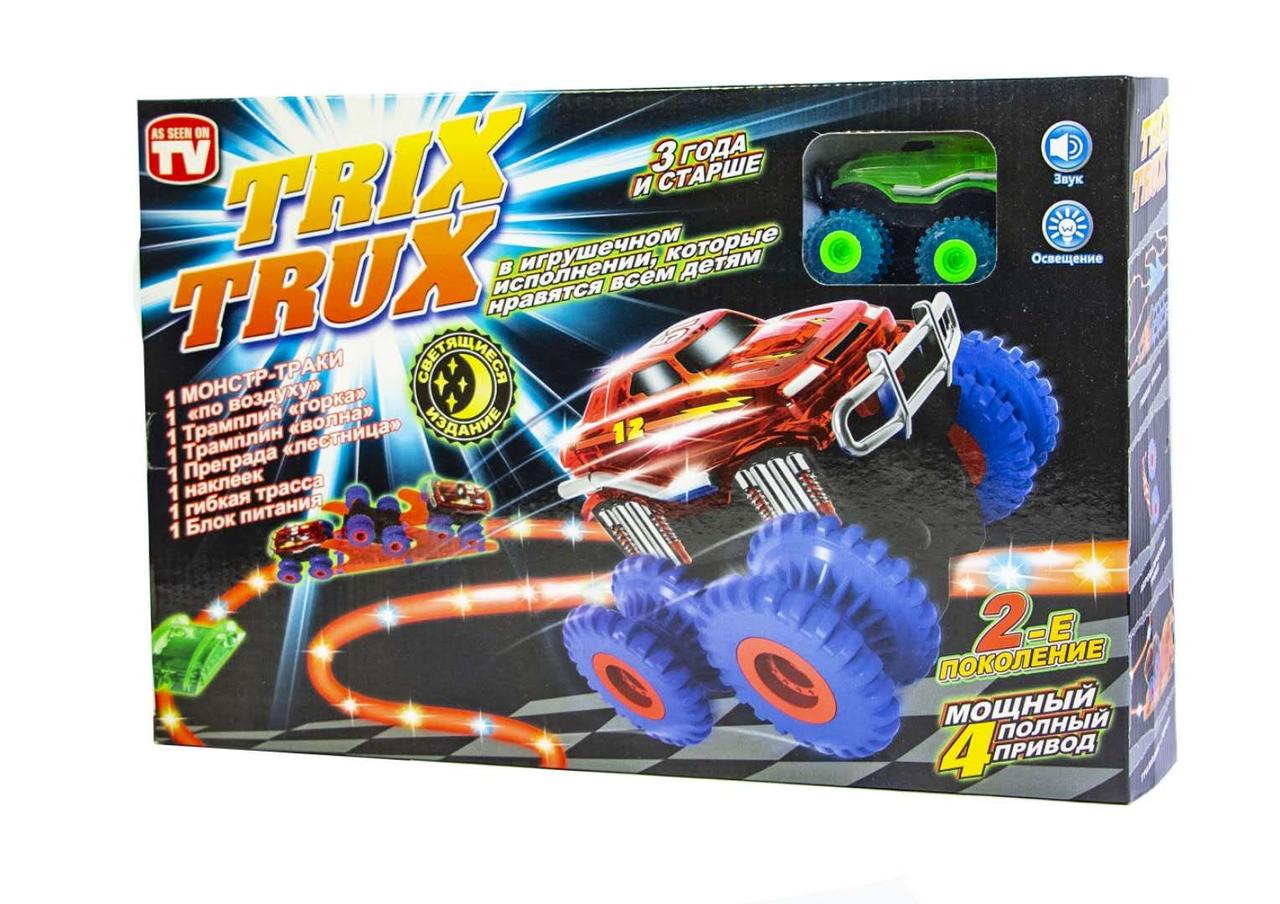 

Монстер-Траки Trix Trux LED YG11 светящийся трек и машинка