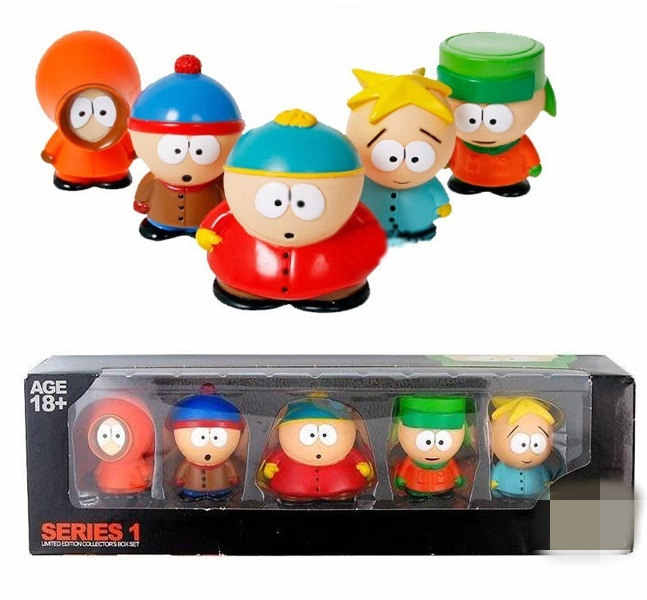 

Южный парк набор из 5 фигурок в блистере south park figures