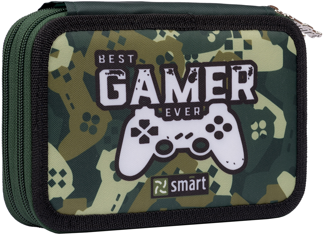 

Пенал твердый Smart двойной HP-01 Best Gamer зеленый (532574)