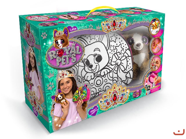 

Набор ROYAL PET S сумочка-раскраска + игрушка Собачка Dankotoys (RP-01-07U) (48911)