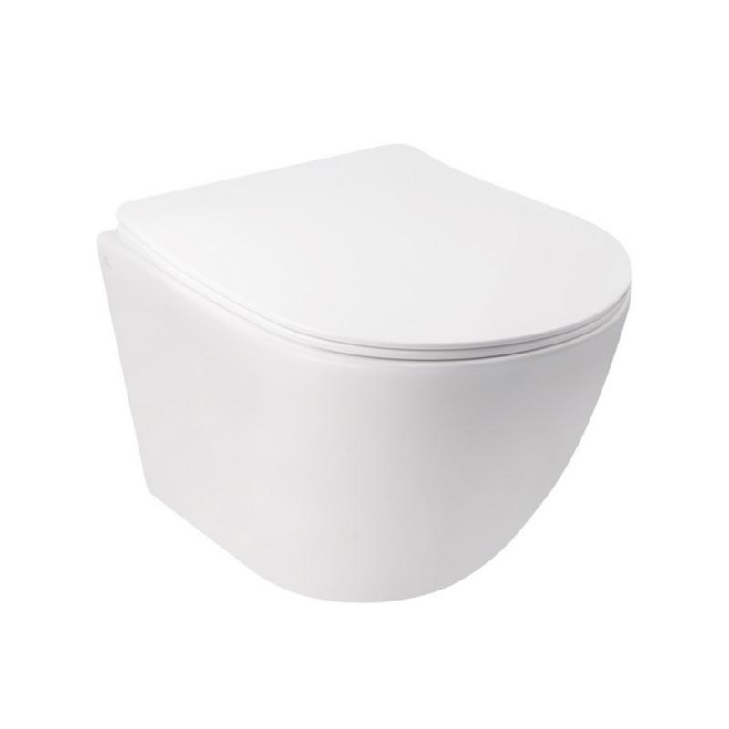 

Унитаз подвесной Qtap Jay безободковый с сиденьем Slim Soft-close QT07335176W