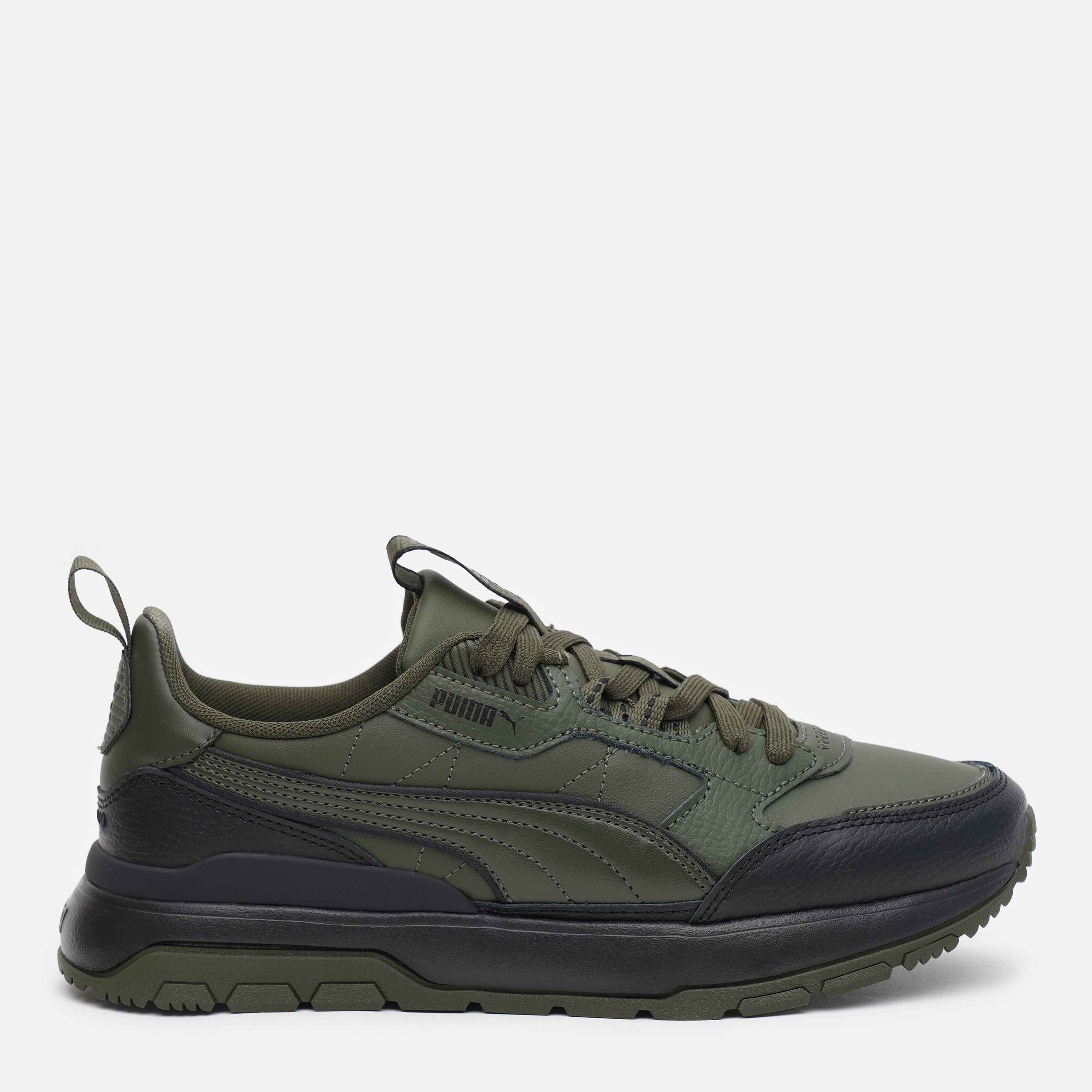 Акція на Чоловічі кросівки Puma R78 Trek Lth 38320203 44.5 (10) 29 см Forest Night-Forest Night від Rozetka