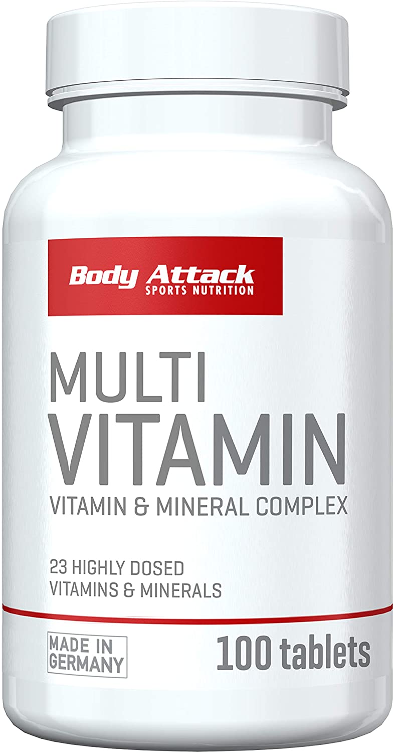 

Витамины Body Attack Multi Vitamin 100 таблеток (4384303688)