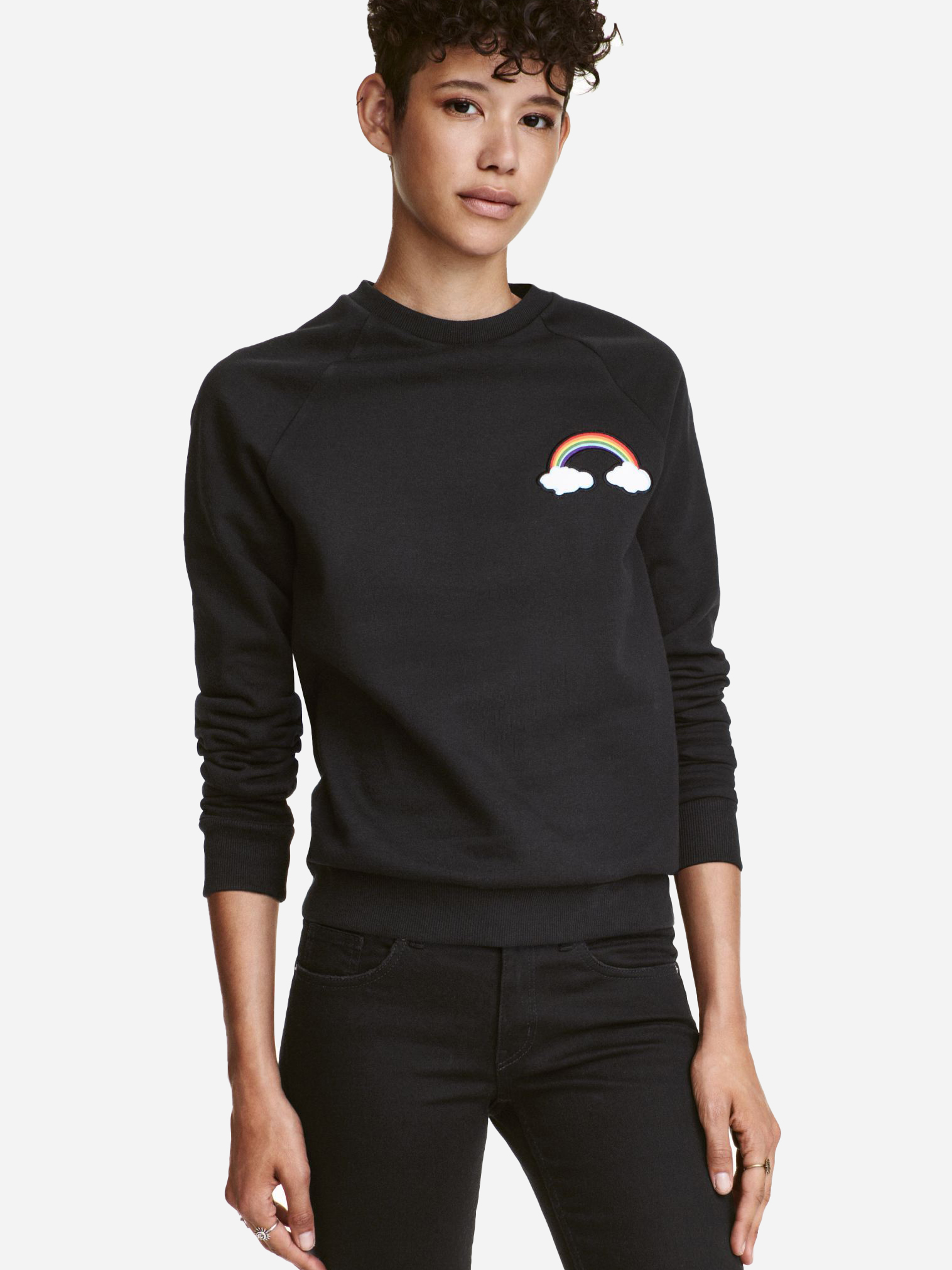 

Свитшот H&M 7474342 L Черный