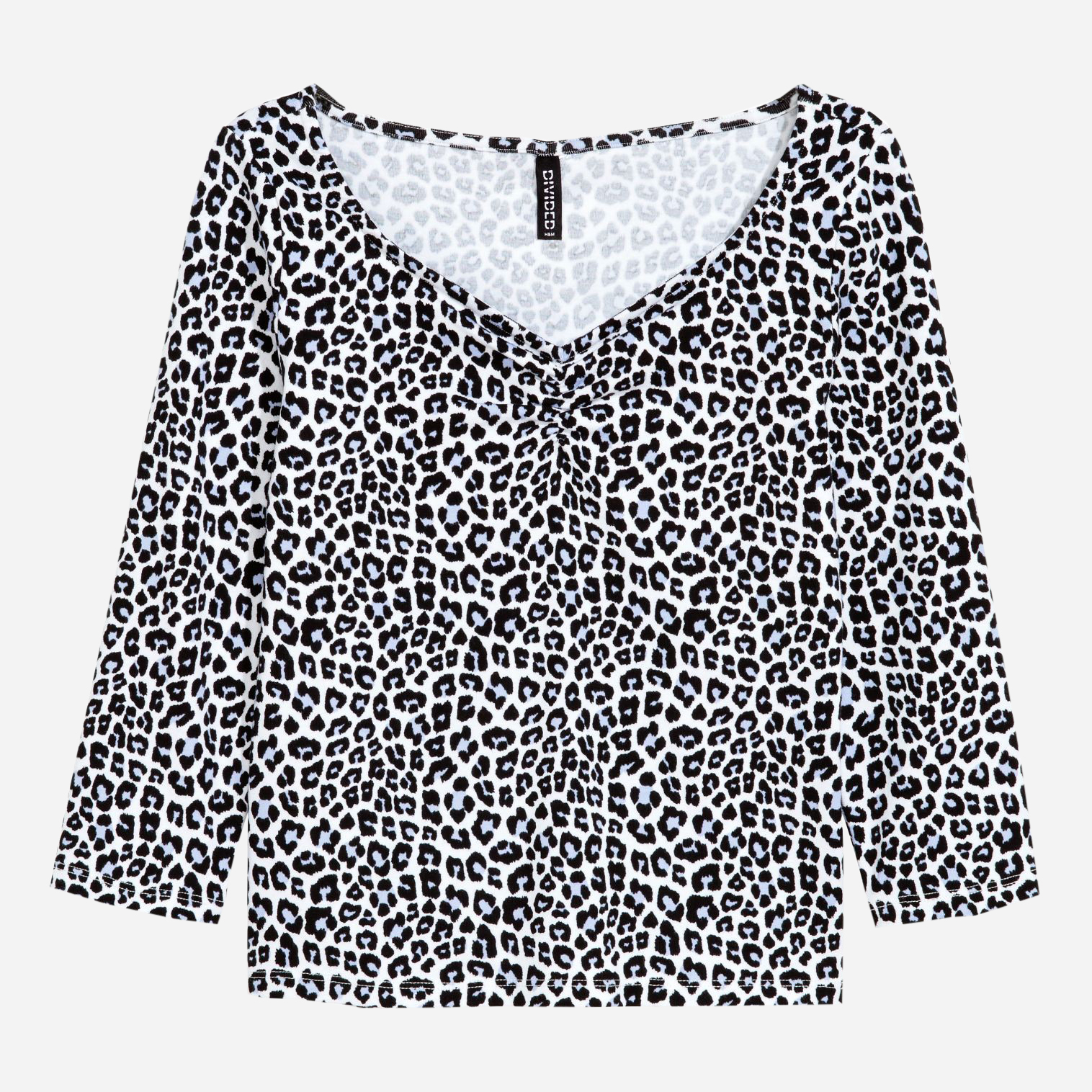 

Топ H&M 2811570  Черный с белым, Топ H&M 2811570 XS Черный с белым
