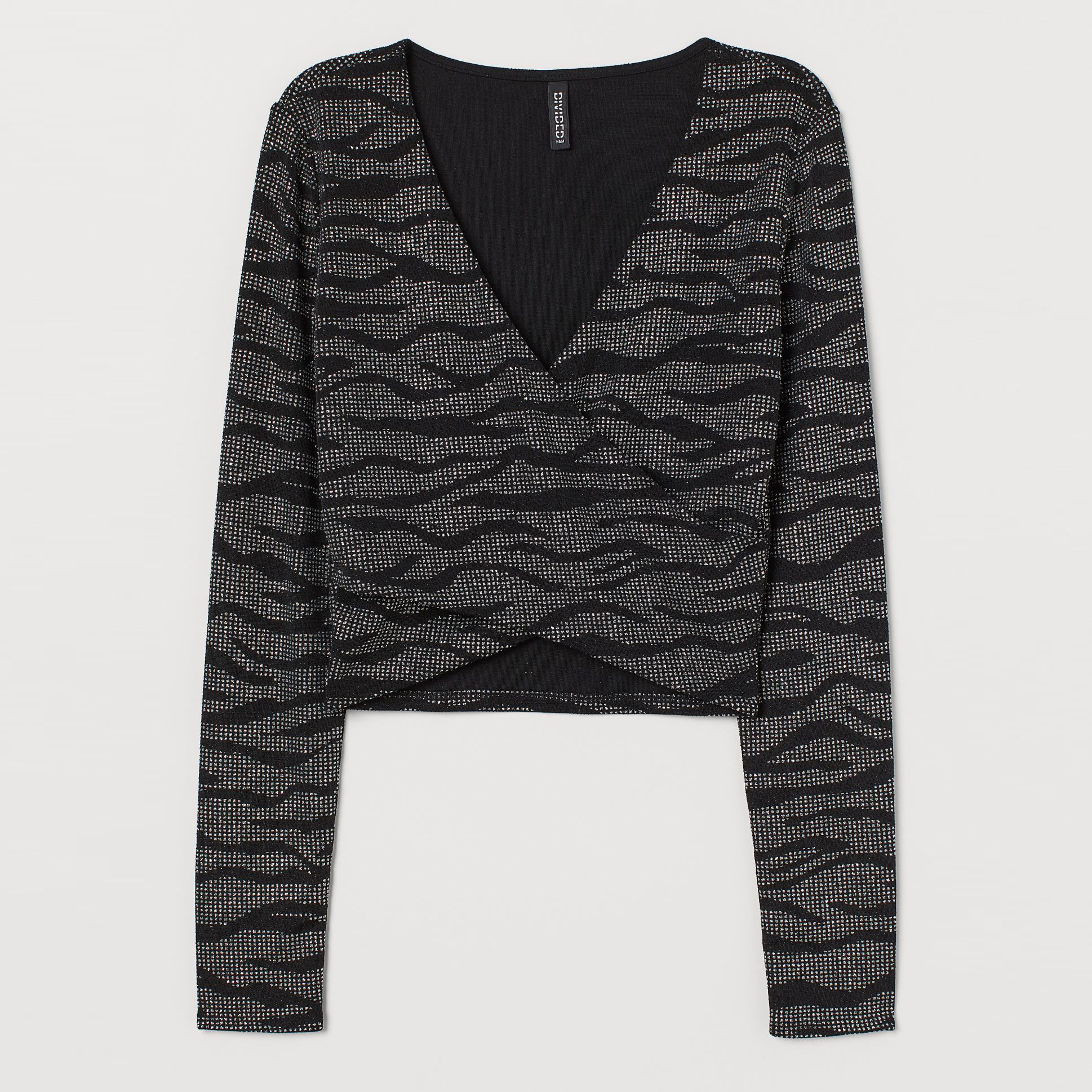 

Топ H&M 6120788 XS Черный
