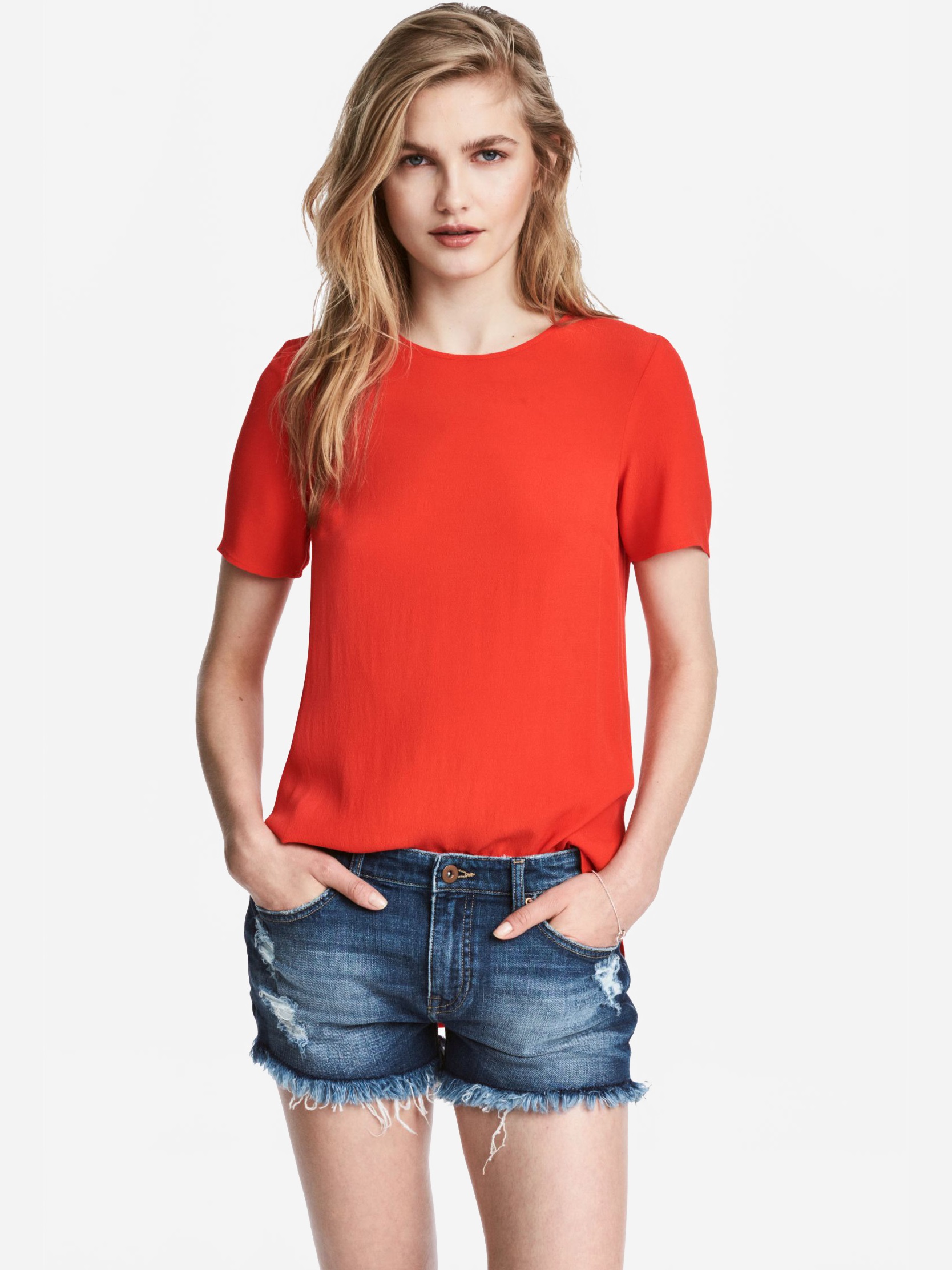 

Блузка H&M 9021540  Красная, Блузка H&M 9021540 40 Красная