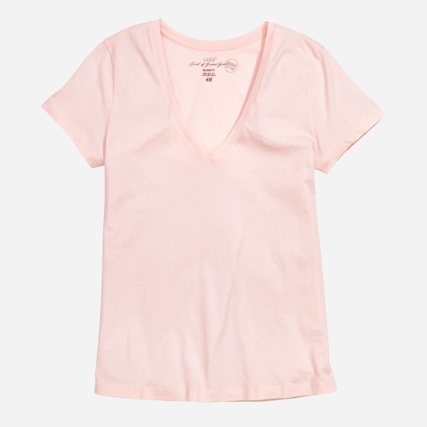 

Футболка H&M 7119995 L Розовая