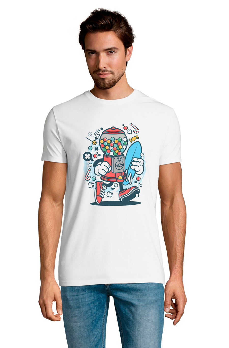 

Футболка OWEAR с Дизайнерским принтом 4856-M-WH3  Белый, Футболка OWEAR с Дизайнерским принтом 4856-M-WH3 XL Белый