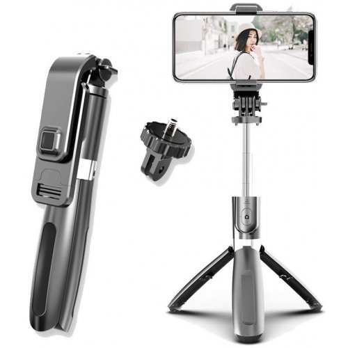 

Моноподы DM L08 Anti-Shake Tripod Selfie Stand Black