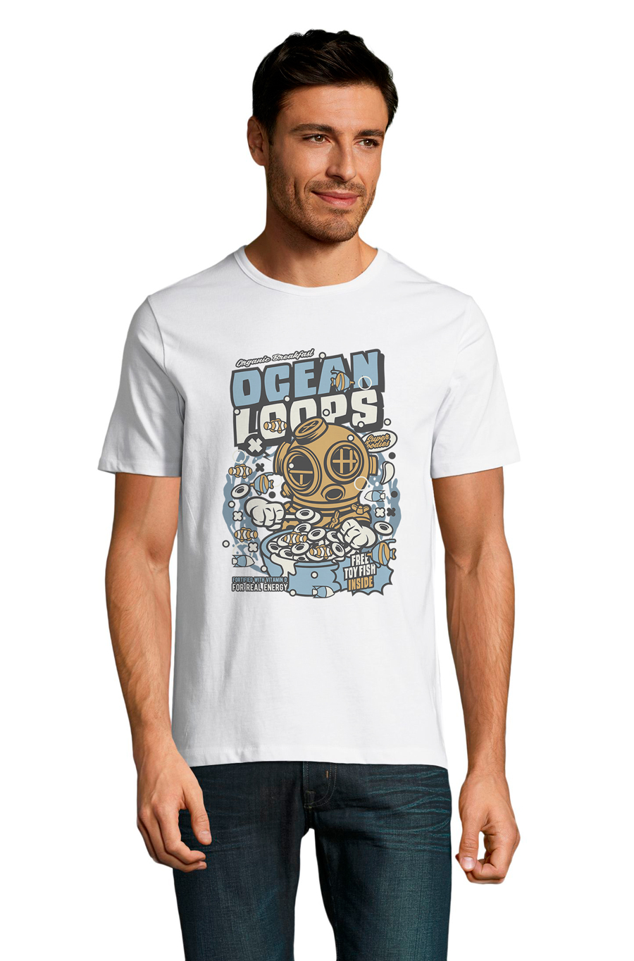 

Футболка OWEAR с Дизайнерским принтом 4610-M-WH2  Белый, Футболка OWEAR с Дизайнерским принтом 4610-M-WH2 3XL Белый