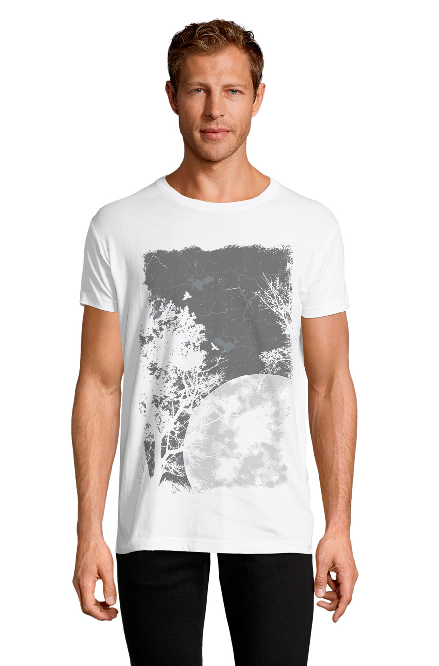 

Футболка OWEAR с Арт принтом 2980-M-WH1-front XXL Белый