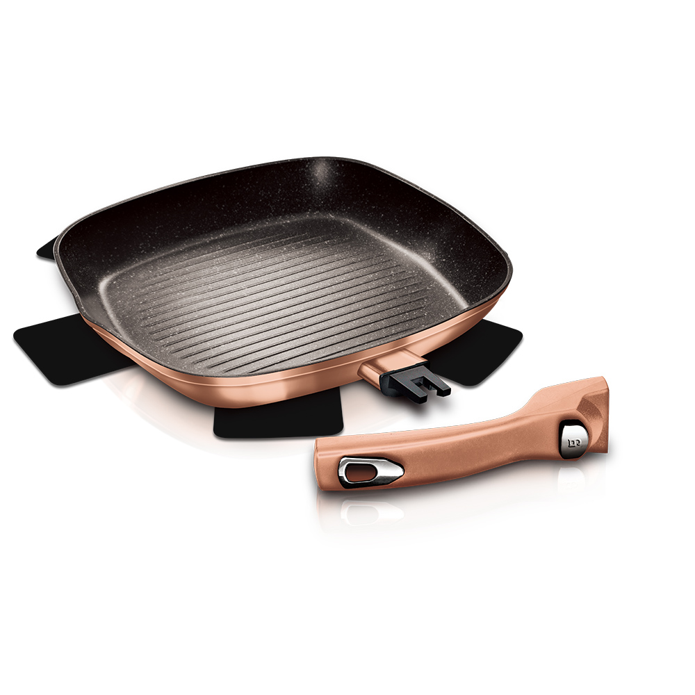 

Сковорода-гриль Berlinger Haus Rose Gold Metallic Line BH-1950 (28х28 см)