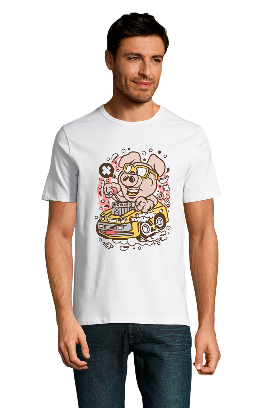 

Футболка OWEAR с Дизайнерским принтом 4607-M-WH2 XXL Белый