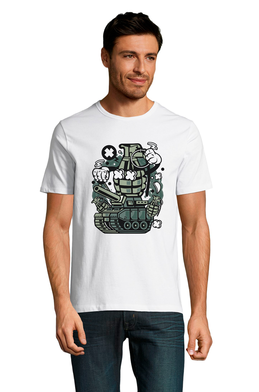

Футболка OWEAR с Дизайнерским принтом 4721-M-WH2 XXL Белый