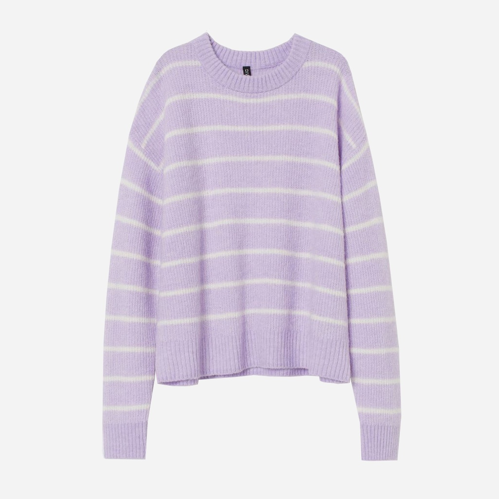 

Джемпер H&M 060842941 М Сиреневый с белым