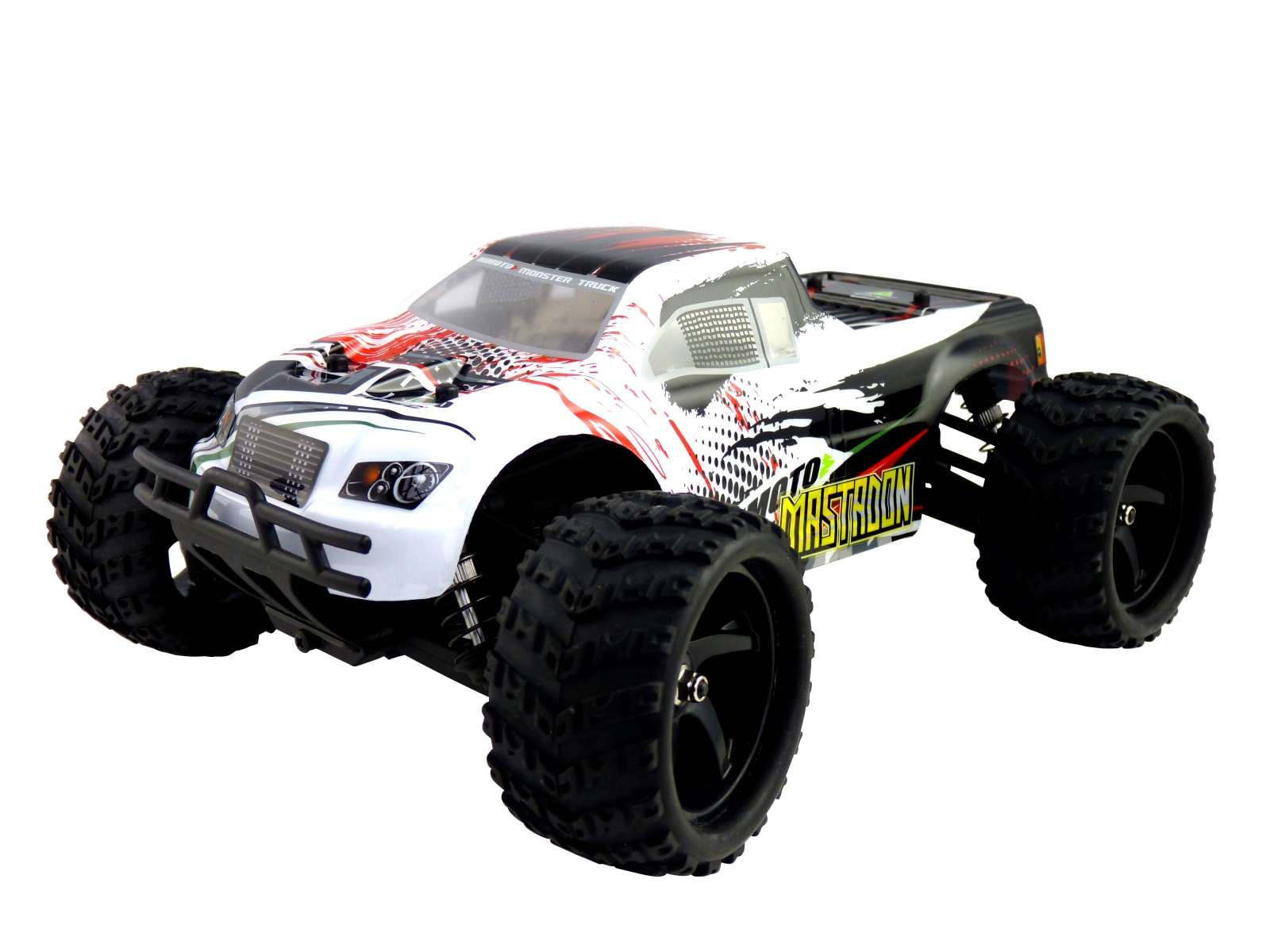 

Монстр Himoto Mastadon E18MT Brushed, масштаб 1к18 белый original