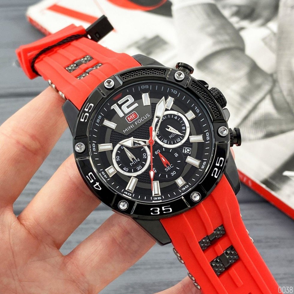 

Мужские наручные часы Mini Focus MF0349G.04 Red-Black-White
