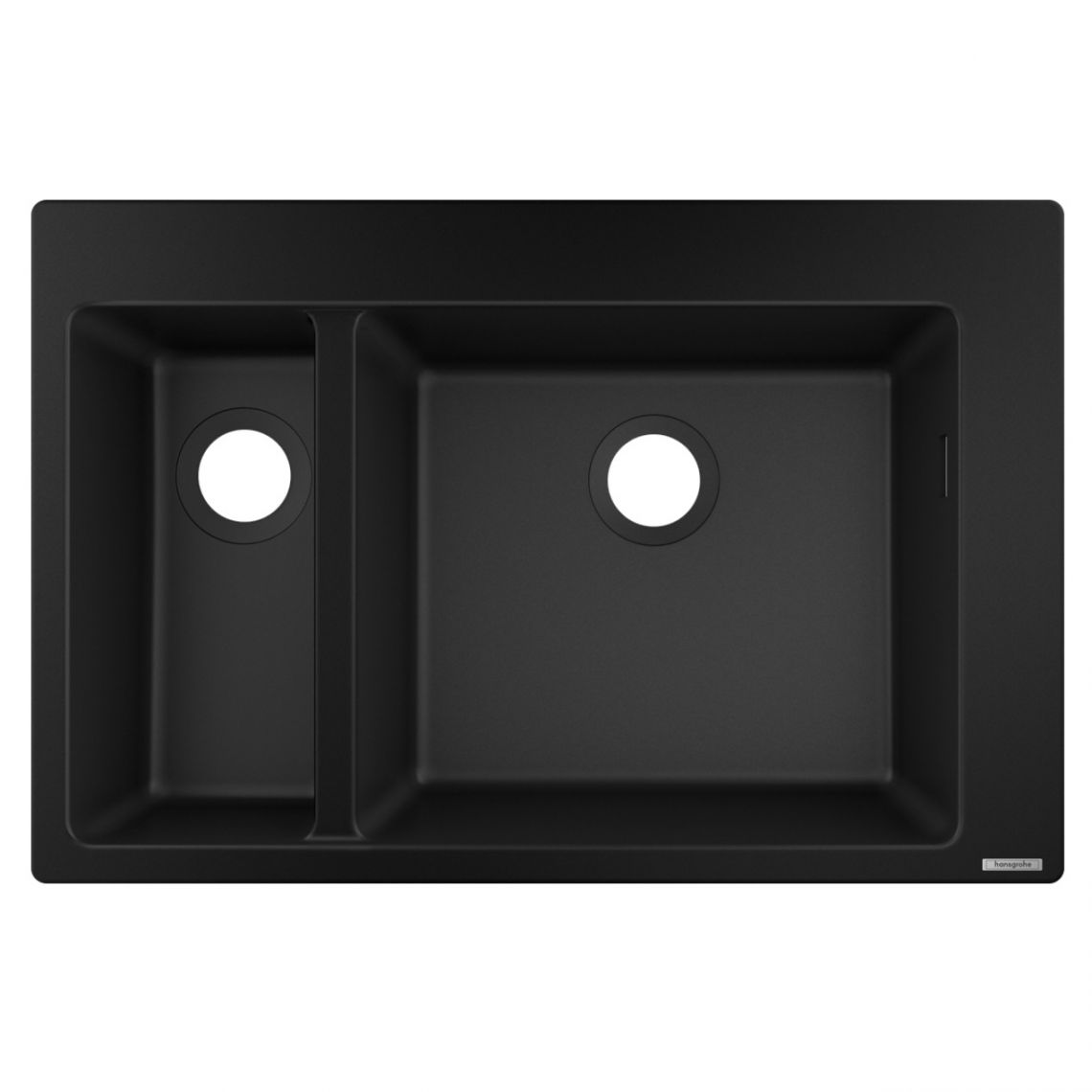 

Кухонная мойка Hansgrohe S51 S510-F635 770х510 на 2 чаши 80/450, graphiteblack (43315170)