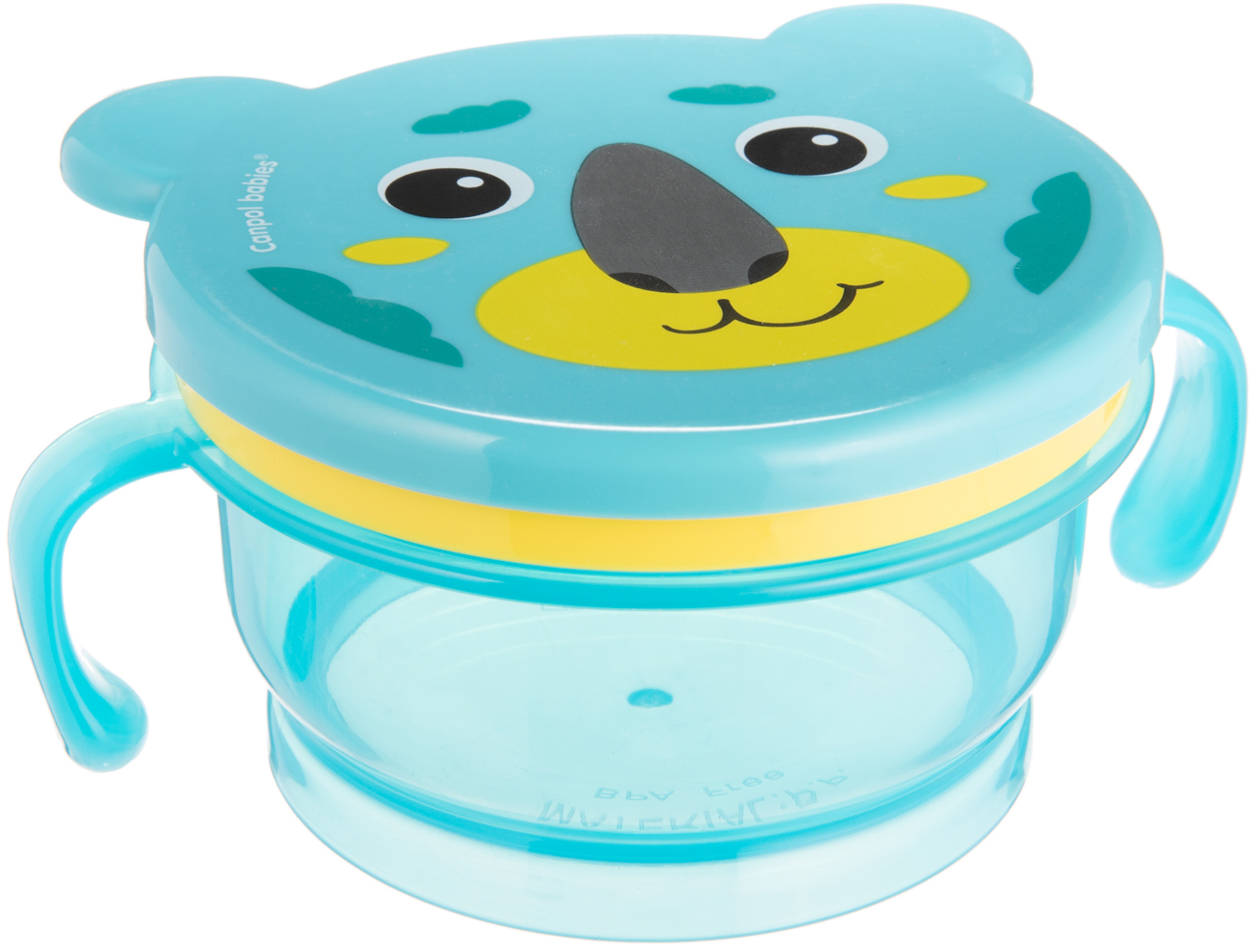 

Контейнер для еды Canpol babies Hello Little Бирюзовый 200 мл (51/008_tur)