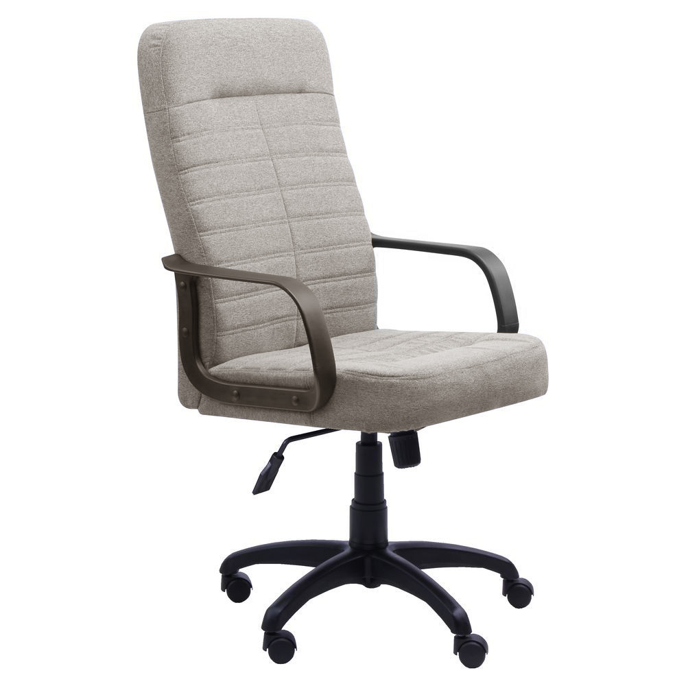 

Кресло офисное Ледли механизм Tilt, пластик черный/ткань Сидней-11 светло-бежевый AMF