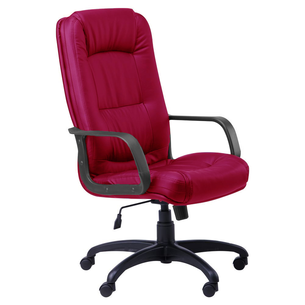 

Кресло офисное Марсель механизм Tilt, пластик черный/кожзаменитель Неаполь N-36 красный AMF