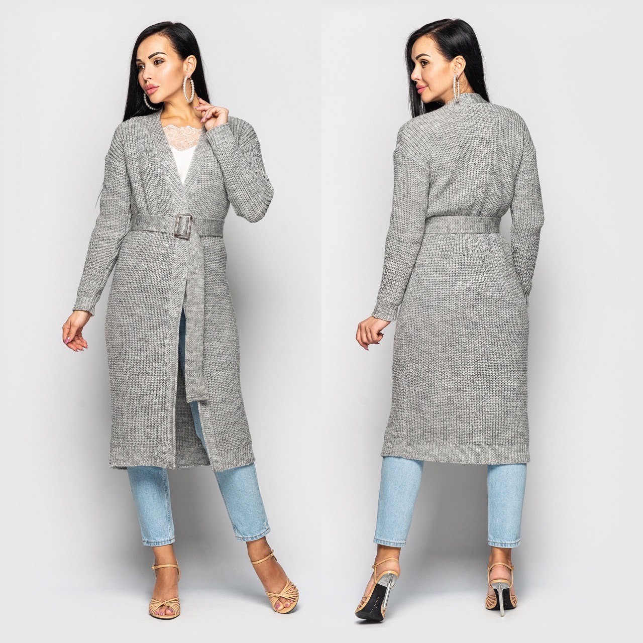 

Кардиган женский Larionoff - серый, Кардиган женский Larionoff 42-46 серый