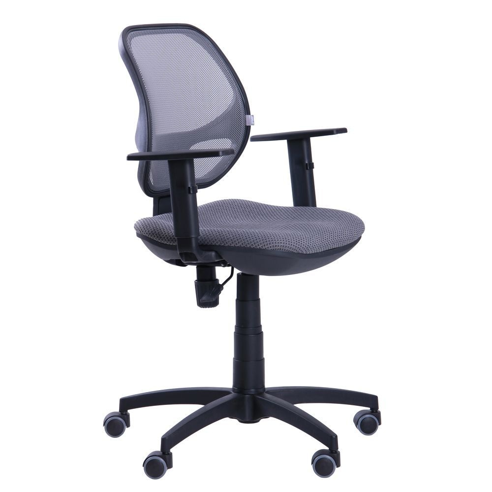 

Кресло офисное Квант/Action механизм FreeStyle, сиденье ткань Квадро-6 серый/спинка сетка серый AMF