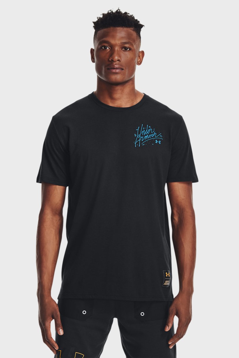 

Мужская черная футболка UA SCRIBBLE SS Under Armour  1366419-001, Мужская черная футболка UA SCRIBBLE SS Under Armour XL 1366419-001