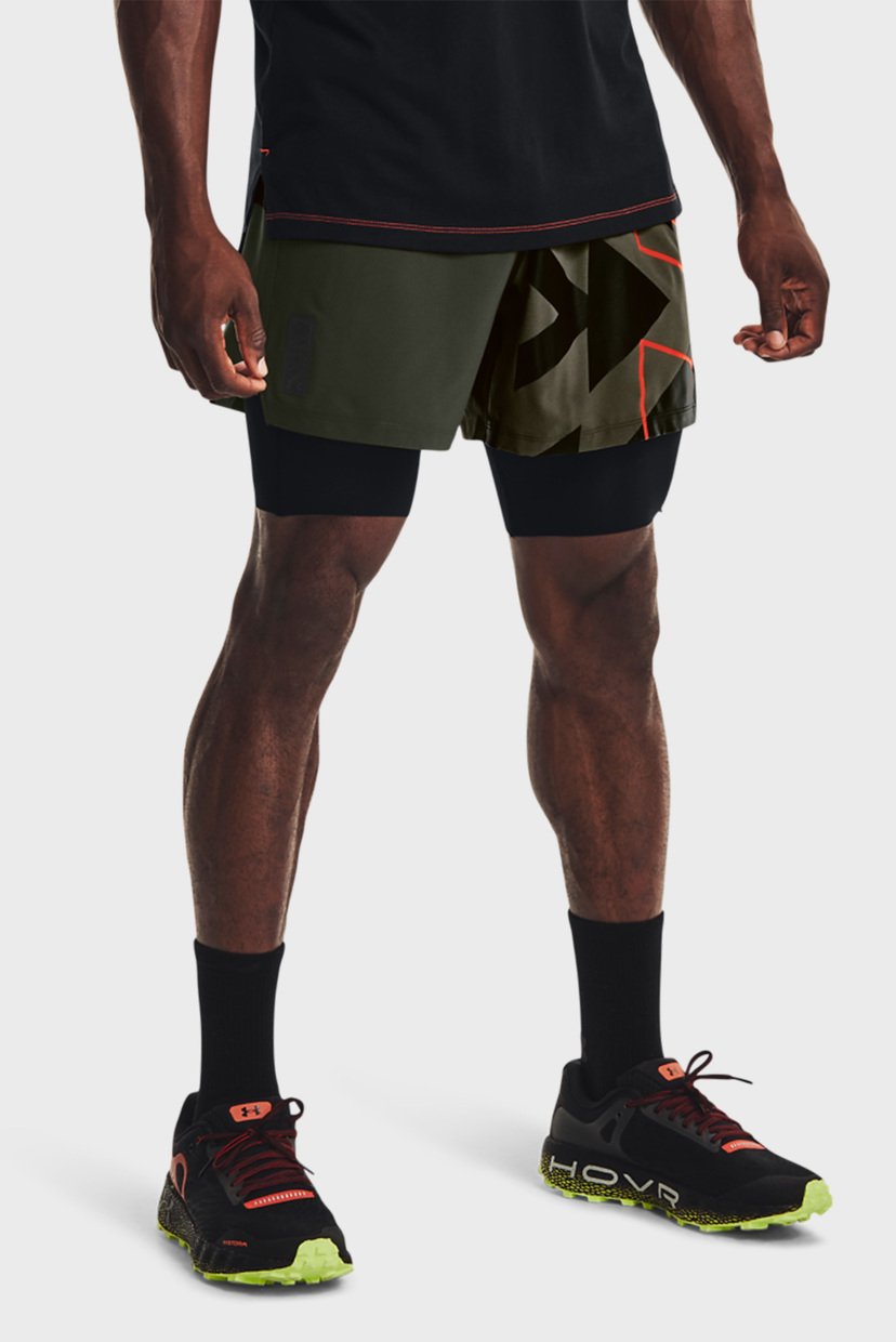 

Мужские зеленые шорты UA Run Anywhere Short Under Armour XXL 1366509-310