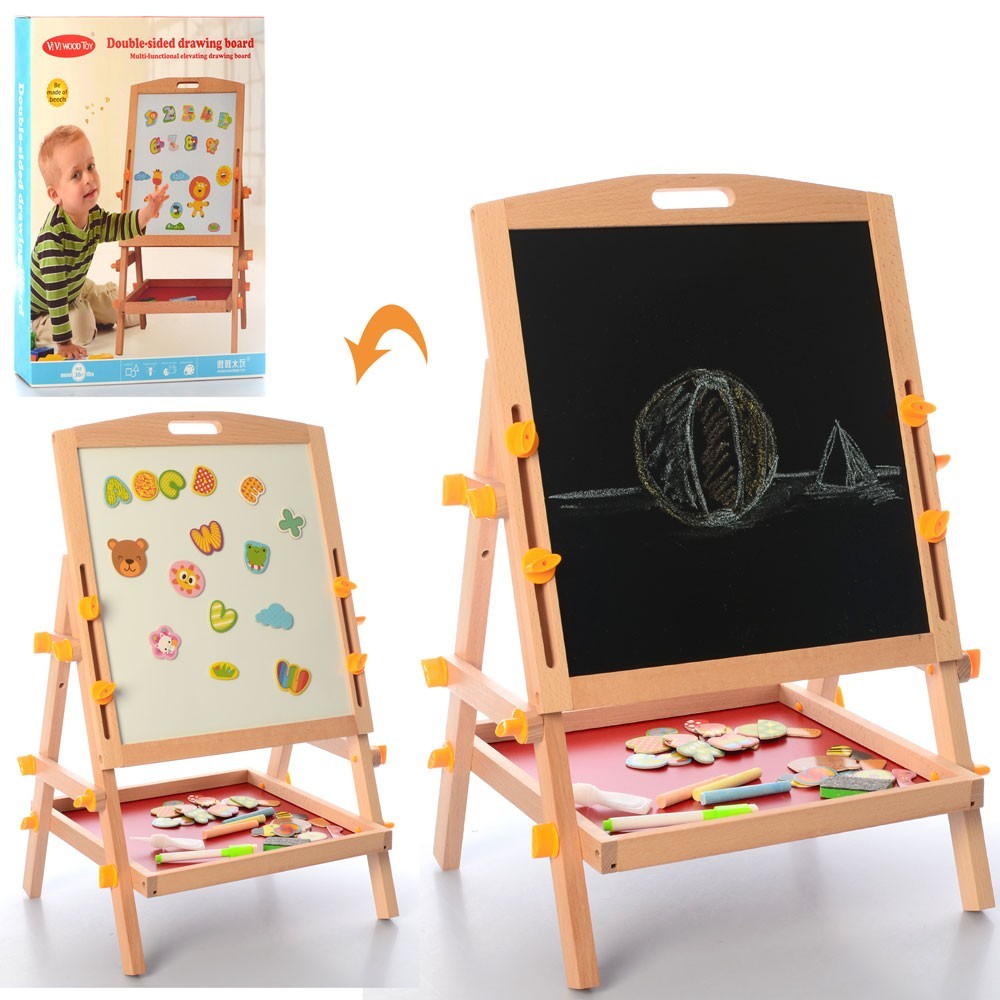

Двухсторонний мольберт деревянный Vi Vi Wood Toy 2487