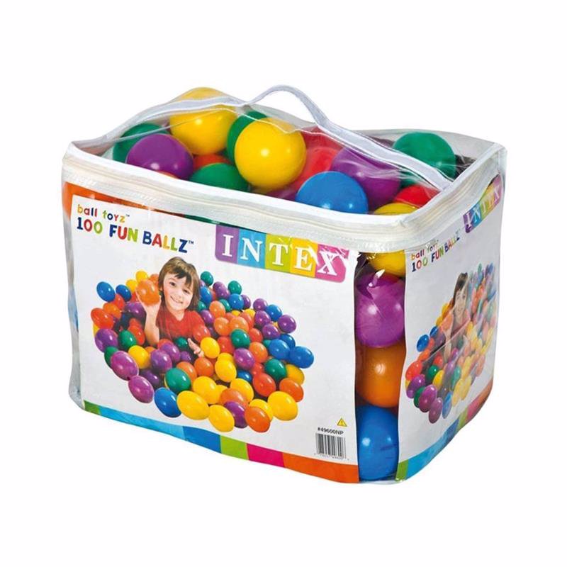 

Мячики Intex 49600 Fun Ballz (8 см, 100 шт) Для сухого бассейна