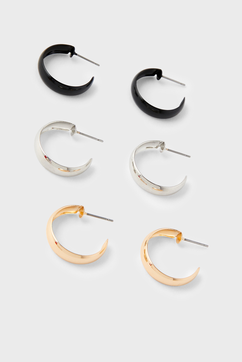 

Женские серьги ENAMEL HOOP SET (3 пары) Accessorize OS 981571