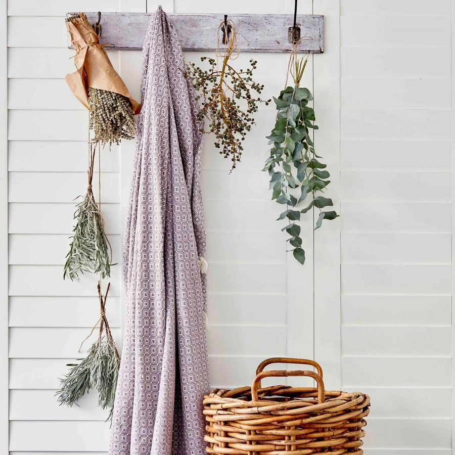 

Покрывало пике Karaca Home - Delfina murdum фиолетовый 200*220 евро (svt-2000022279895)