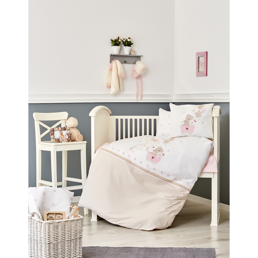 

Постельное белье для младенцев Karaca Home - Pretty 2018-1 ранфорс