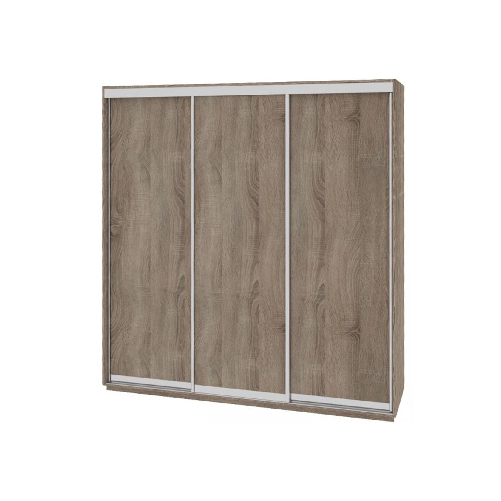 

Шкаф-купе Виват — 3 двери (ДОМ) ДСП-Дуб сонома трюфель 220x60x220