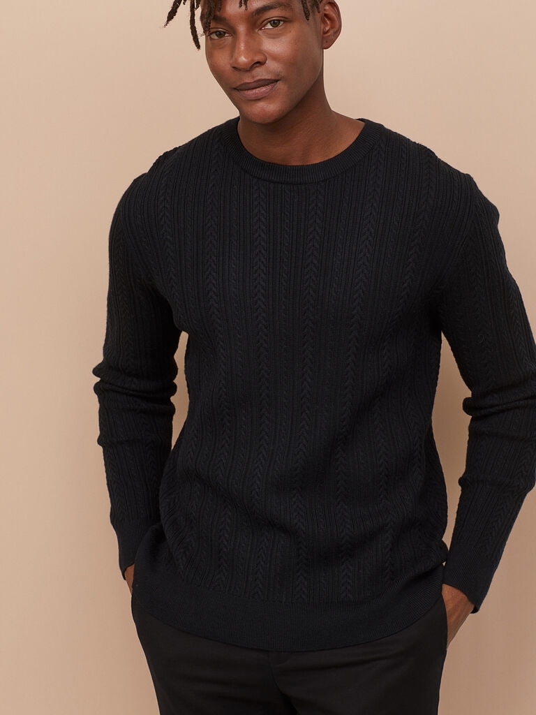

Джемпер H&M 060800534 S Черный