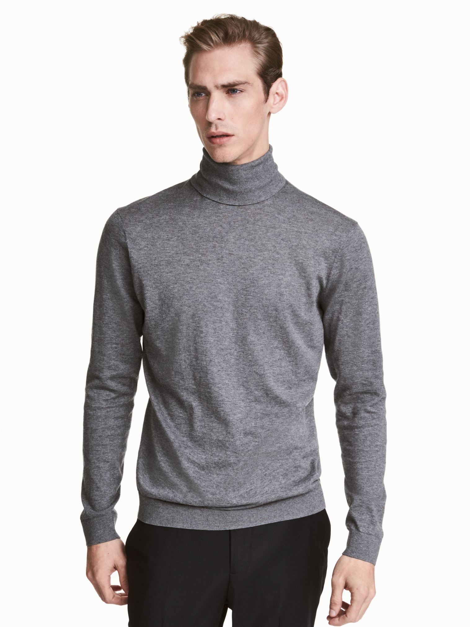 

Гольф H&M 060461327 М Серый