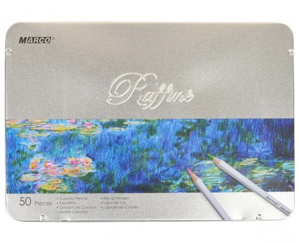 

MARCO Карандаши цветные 50 цв. металл коробка Raffine 7100-50TN
