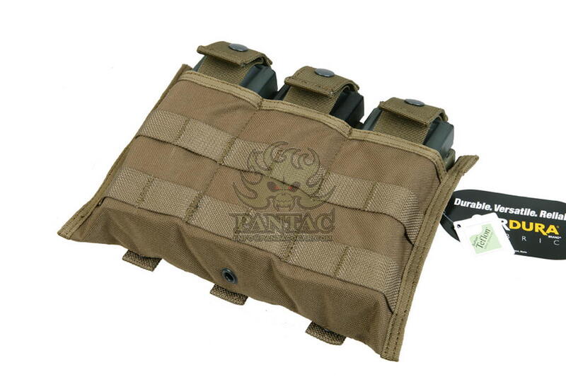 

Подсумок тройной магазинный молле Pantac M16 Triple Mag Pouch PH-C879, Mod A, Cordura Crye Precision MULTICAM