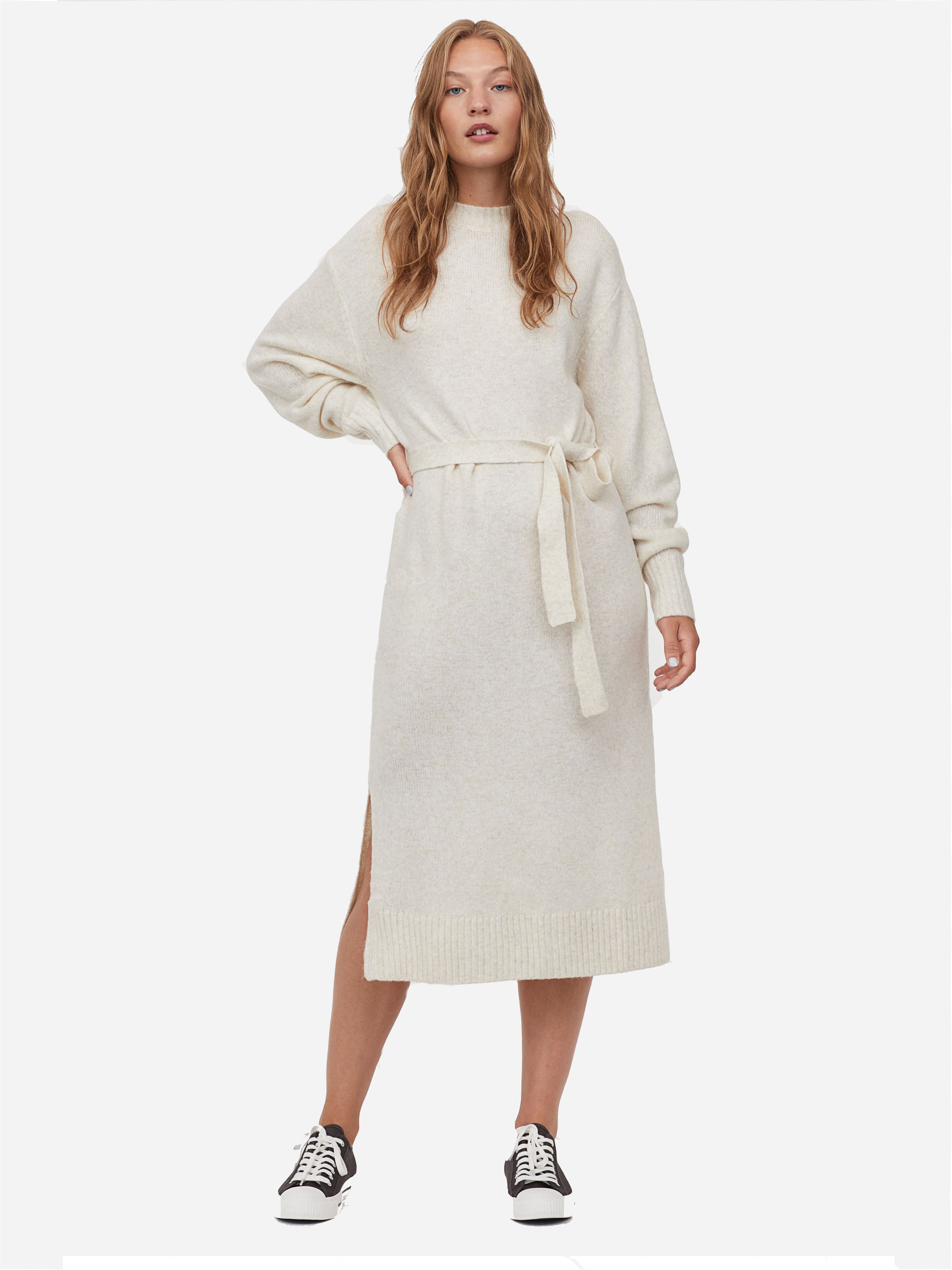 

Платье H&M 8289121wt S Светло-бежевое