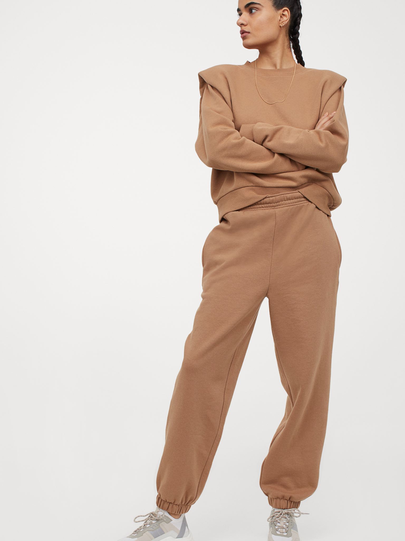 

Спортивные брюки H&M 9231343dm M Темно-бежевые