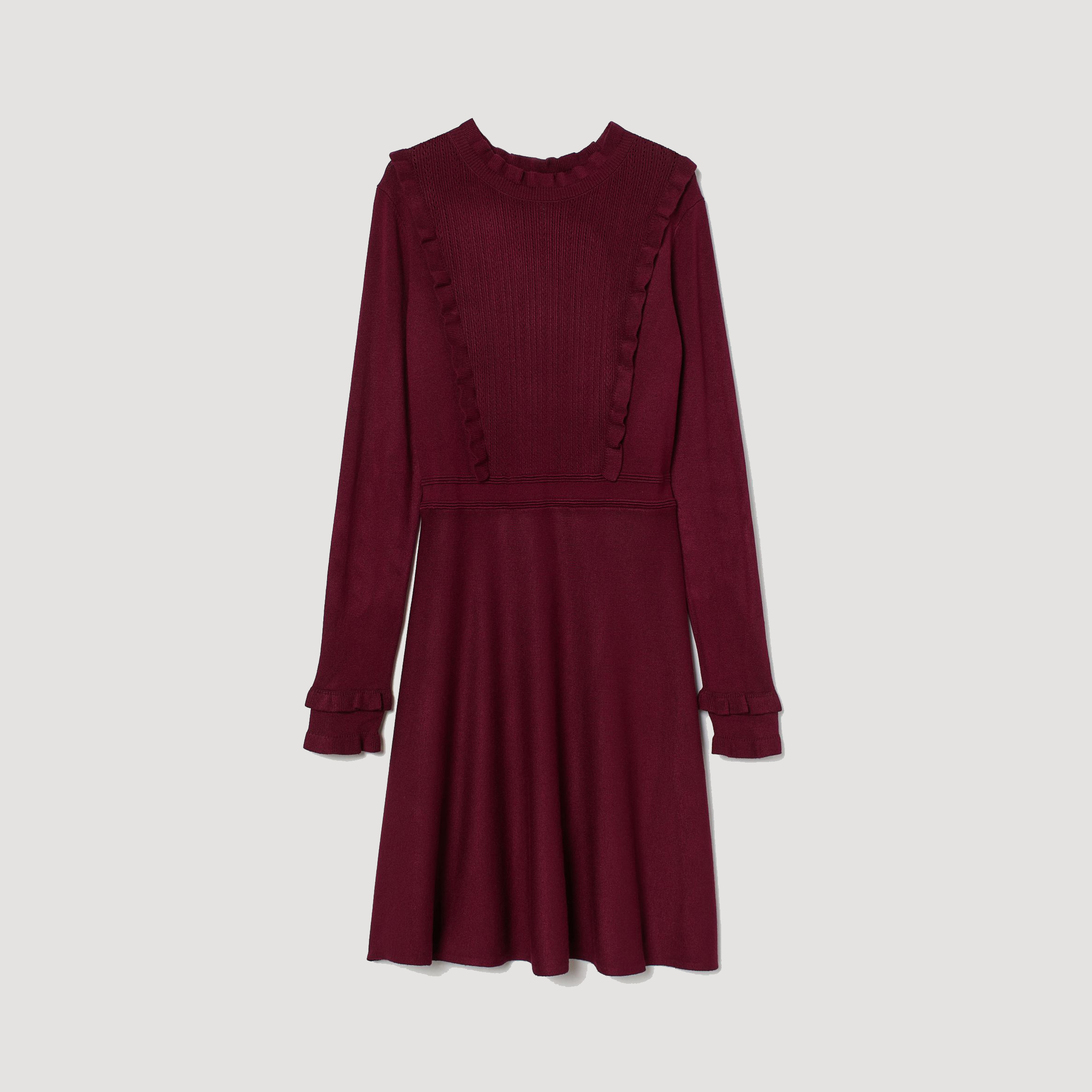

Платье H&M 9234342sdm  Бордовое, Платье H&M 9234342sdm XS Бордовое